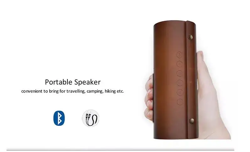 2019 New Arrival 3D Surround Stereo Sound Wireless Leather Betnew X03 Bluetooth Speaker With Rechargeable Battery - ANKUX.COM