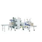 XT-553RL+XT-556SC 110V/220V 50HZ/60HZ combination case sealer for carton side and corner