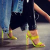c11276a summer ladies high heel shoes women jelly sandals