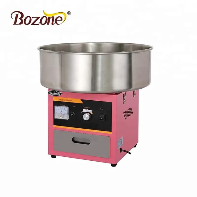 EC-03 High Capacity Electric Marshmallow Snack Making Machine High Quality Commercial Pink Cotton Candy Floss Machine
