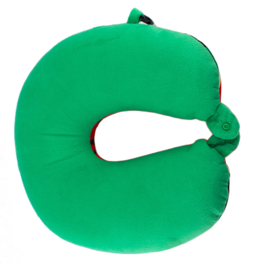 Fruit U Shaped Pillow Cushion Nanoparticles Neck Pillow Car Travel Realxation Pillow Watermelon for Office Home Gift