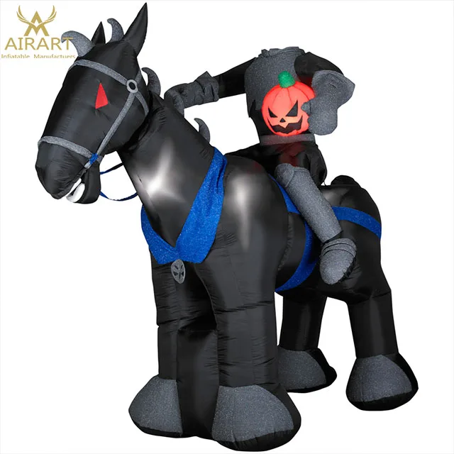 Inflatable Headless Horseman For Halloween Decoration Buy