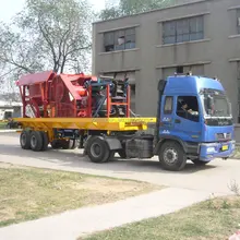 Small stone production line mobile crushing and screening plant for sale