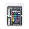 Car-styling 6PCS 5050 SMD RGB T10 194 168 W5W Car Reading Wedge Light Lamp Multi Color RGB LED Bulb With Remote Controller Flash