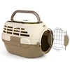 Cute Portable Small Animal Plastic Dog Aline Crate , Pet Air Box