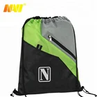 Colors Sports Cheap DrawString Backpack Drawstring Bag with front zipper pocket