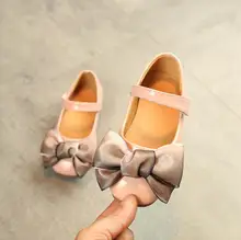 LM6519Q new children shoes girls princess shoes bowknot baby shoes
