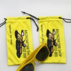Custom heat transfer printing microfiber sunglass pouches Microfiber phone pouch
