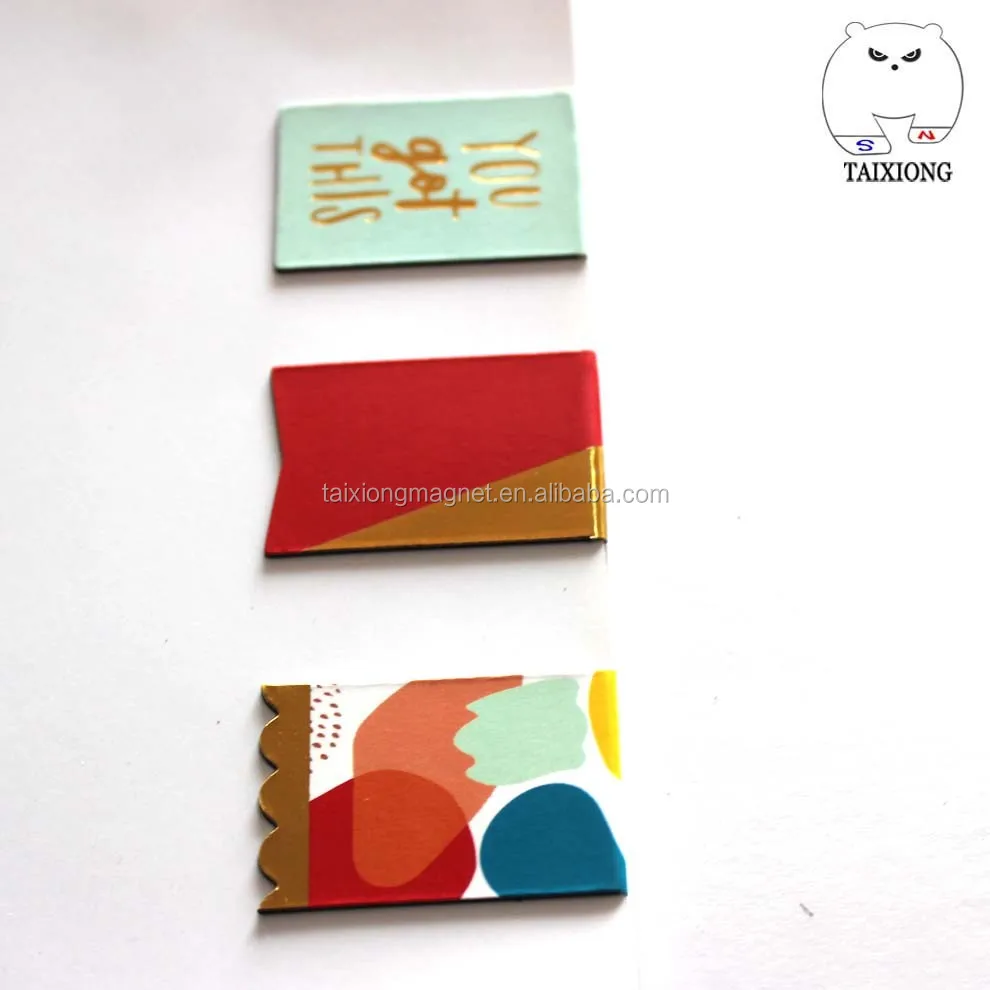 bookmark magnetic material: rubber magnet, paper/pvc shape: any