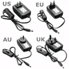 Power Supply 12V 2A Us EU UK Plug dc power adapter With Inline On Off Switch Ac 100-240V To Dc 12V
