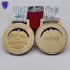 Wooden medal 50mile wood marathon sports ribbons for medals with laser engrave logo