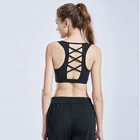 2019 Bandage Sports Bra Yoga Fitness Women Sexy High Impact Private Label Gym Wear