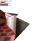 rubber ndfeb magnet sheet with 3M adhesive magnetic strip with 3M glue