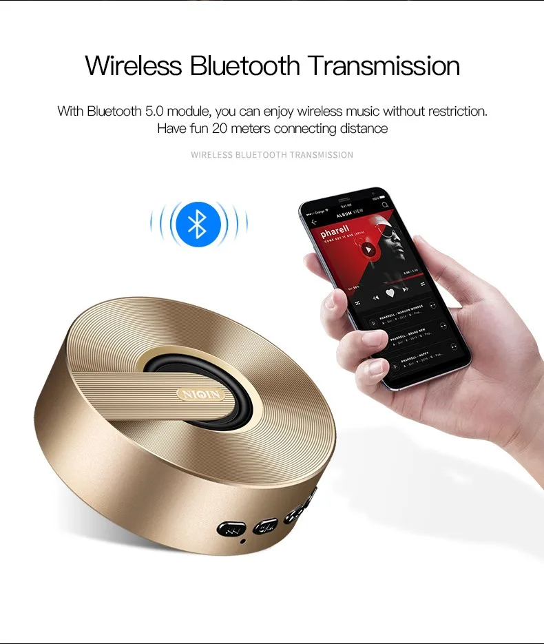 Ultimate version bluetooth speaker bass stereo mini outdoor colorful Mini portable with LED lights hot sell shenzhen - ANKUX.COM