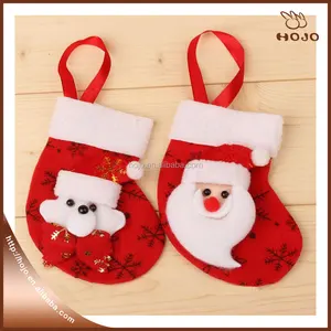 promotional christmas gift christmas glove hanging bag