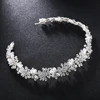 Fashion Tiaras Wedding pearl Hair Accessories silver crystal bridal Hairbands