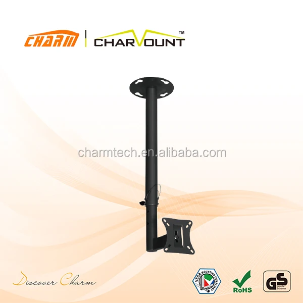 Flip Down Tv Ceiling Mount For 10 27 Ceiling Mount Tv Bracket