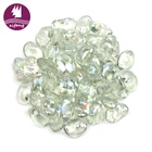 Garden ornaments gas fire pit decoration glass rocks
