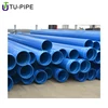 High pressure flexible blue pvc tube large diameter drain pipe for sewer system