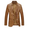 Leather Jacket For Man wholesale 2016 fashion good quality short genuine leather men's coat&OEM
