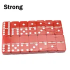Domino Set OEM Available Mental Games High Quality Classic 28pcs Double 6 Melamine Domino Block Set
