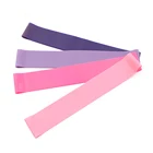 Yoga training workout exercise fitness pink resistance loop bands set