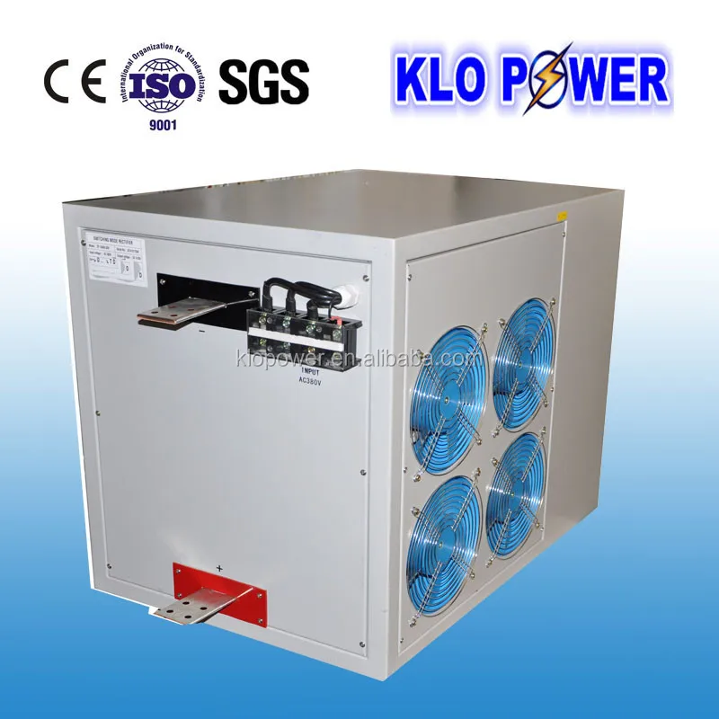 Precio de fábrica bajo alta frecuencia refrigeración por aire 48 V rectificador para generador de hidrógeno