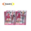 Unique design non b/o fashing doll with accessories play set (2 assort mixed)