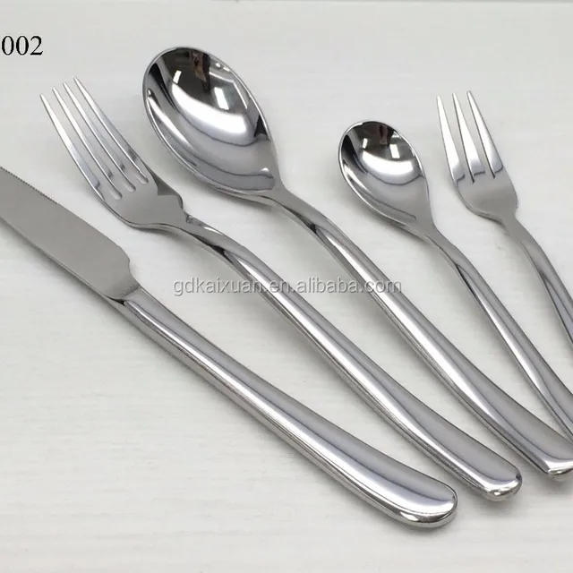 18/0 & 18/10 silver cutlery inox popular style flatware sets