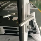 Large area opening aluminum glass bi folding door