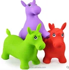 Lovely ride on horse toy fab jump ball inflatable animal for toys