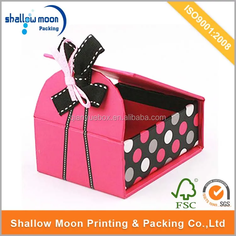 luxury cardboard folding cosmetic gift packaging paper box(qy