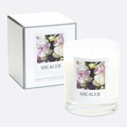 organic handmade home decoration private label luxury scented jasmine lavender candles