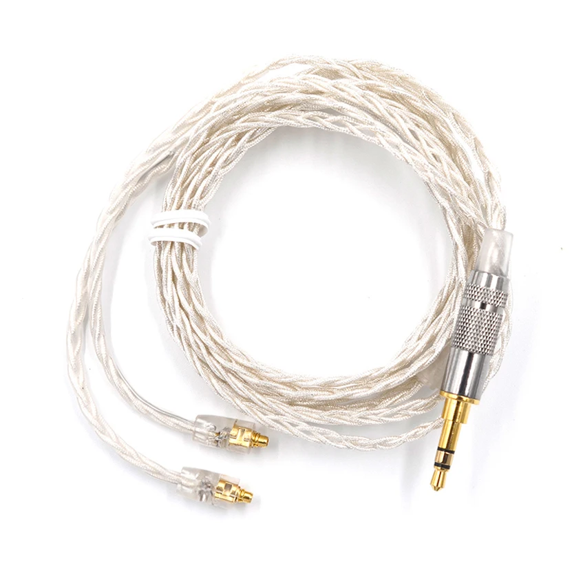 New 8 Core Silver-plated Upgrade MMCX Cable - ANKUX.COM