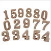 Professional customize DIY MDF magnetic wooden letters and number decoration