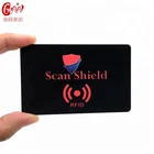 High Security Bank Card Blocker/Credit Card Protector/RFID Blocking Card For Wallets