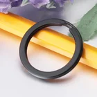 Fashion nice black Iron 30mm Flat split ring