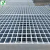Galvanized metal grid panel steel grating