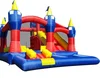 colorful kids inflatable bouncy castle funny jumping games outdoor sport games commercial inflatable obstacle course