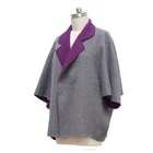 2018 Top quality hot selling korean style cape winter wool coat for women