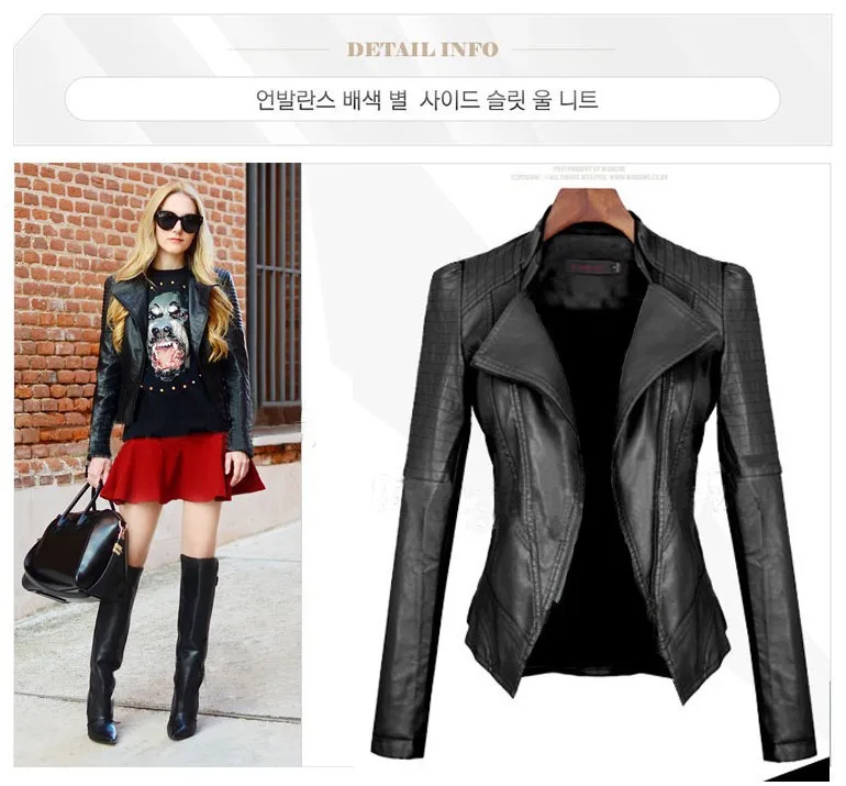 Fashion sexy women's leather jacket, women jacket, leather jacket--AWW0636