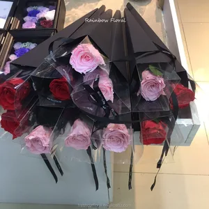 single stem rose in gift box preserved eternal rose as ladys