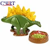 CHRT FDA Material NACHOsaurus Dip and Snack Dish Set Kids Dinosaur Taco Holder Stand