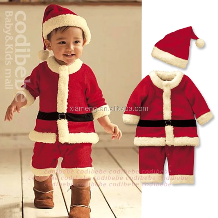 Оптовая Продажа комбинезон для мальчиков Рождество Санта-Клаус Ice Jam костюм Рождественская елка костюм для детей