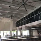 4.2m HVLS big ceiling fan ventilation fan summer cooling fan with VFD controller and high protection grade