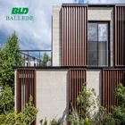 sun shade removable facade screen aluminium louver panel