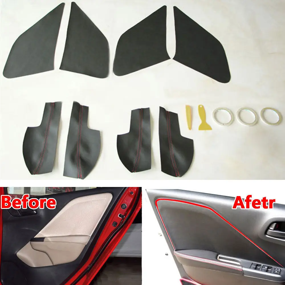 For 2014 Honda City Car Door Panel Armrest Surface Cover Trim
