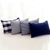 T/C polyester & cotton printed sofa cushion machine washable with zip cover rectangle sofa pillow