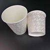 4OZ Gold Foil Stamping Single Wall Paper Coffee Cups With Customized Design Logo