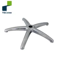 330mm Plating Polishing Aluminum Five Star Base for Office Chair Parts Components